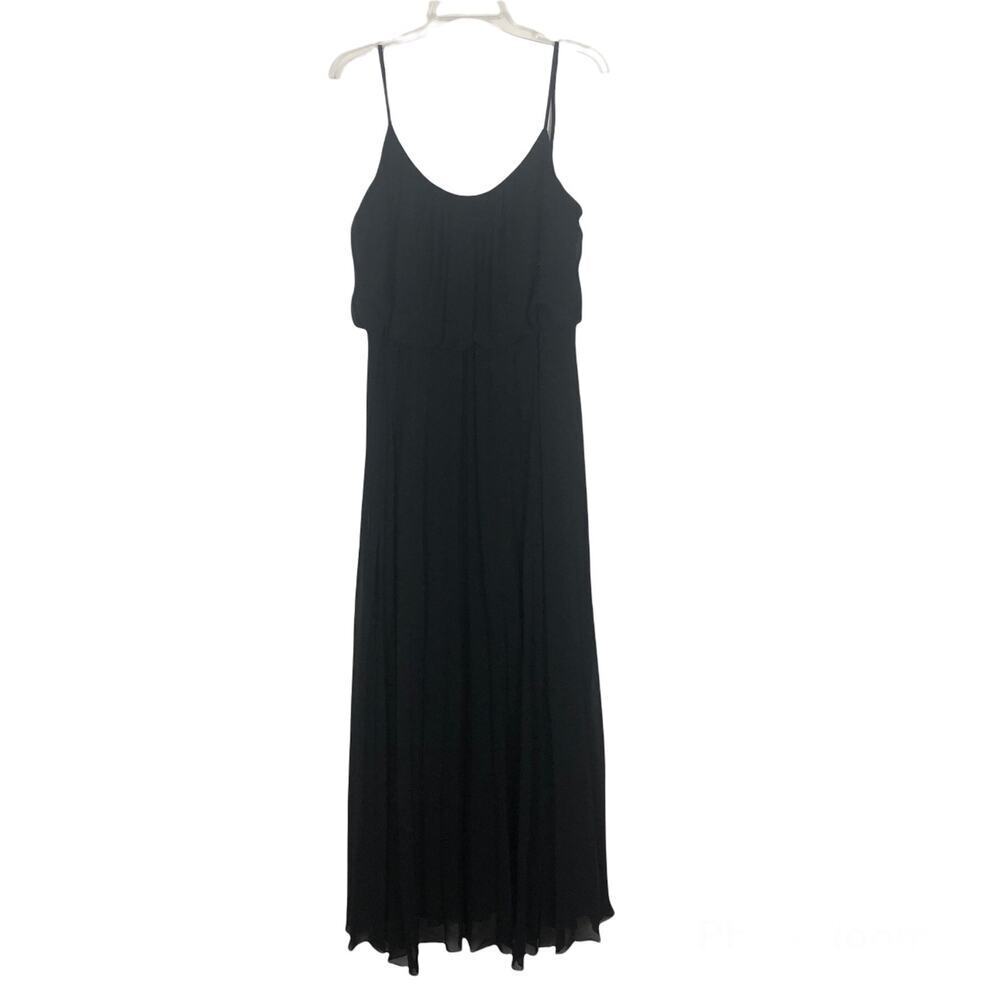 Bisou Bisou Maxi Black Sleeveless Pullover Dress Women's Size 14